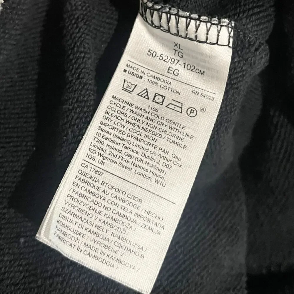 Banana Republic Black Sweat Shorts Size XL Casual Loungewear Athletic Streetwear